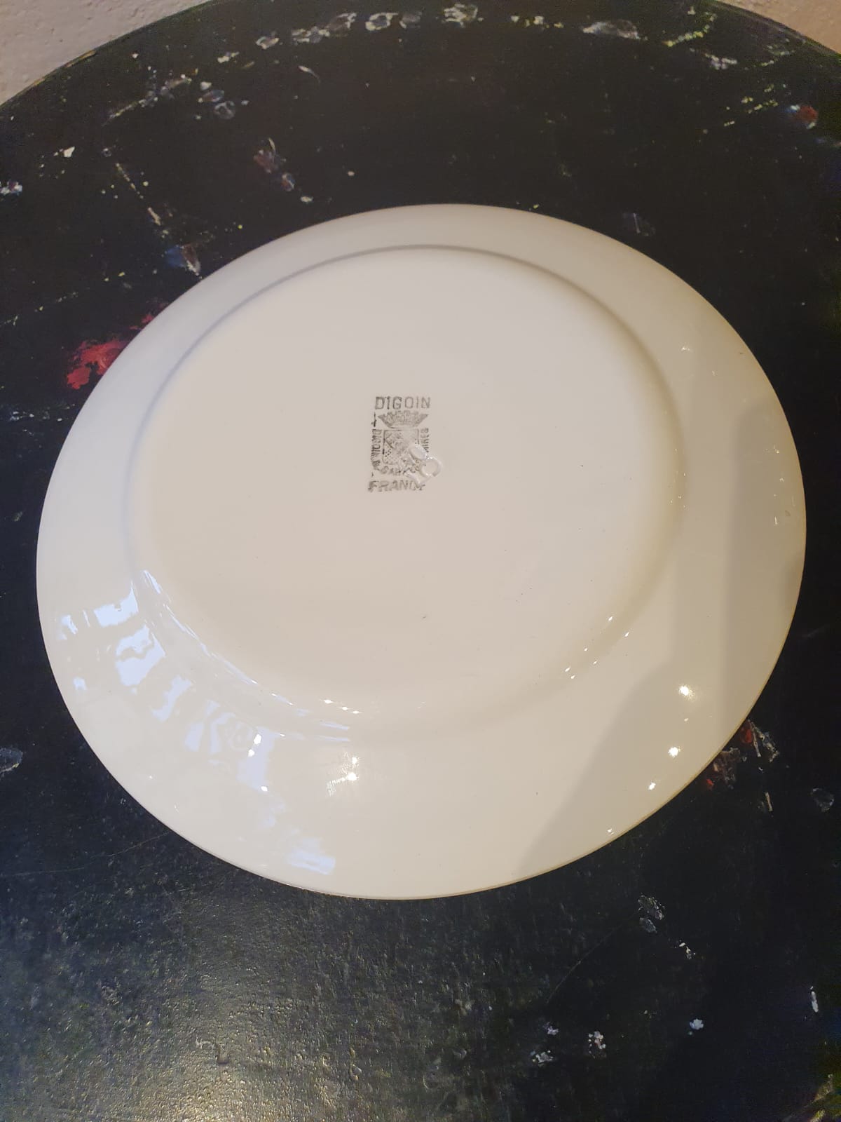 Assiettes blanches