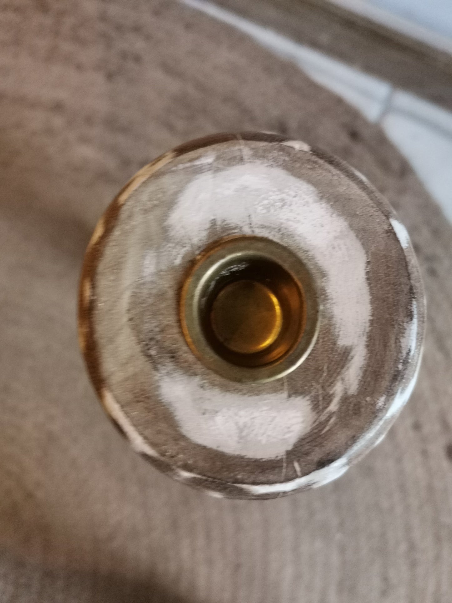 Grand bougeoir en bois